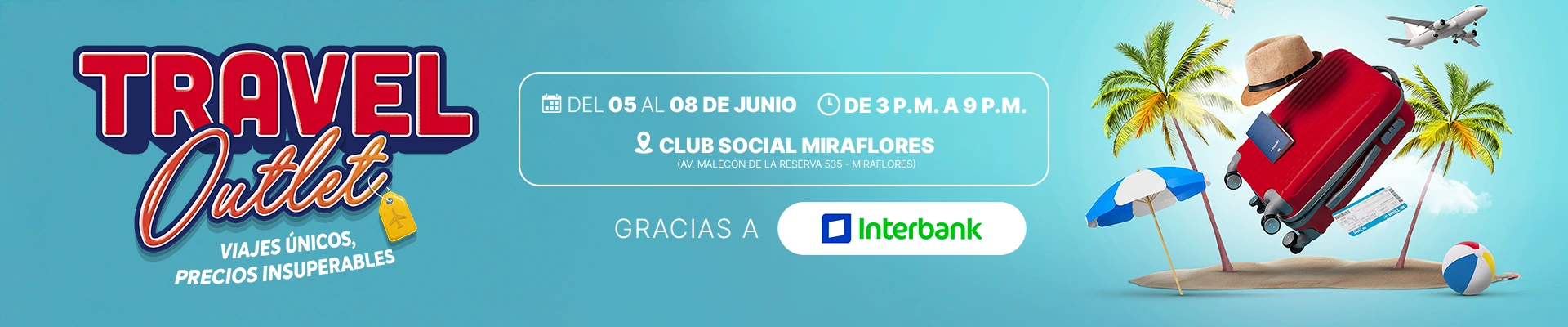 Travel Outlet del 5 al 8 de junio